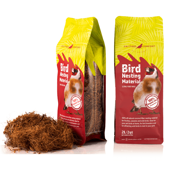Critters Comfort Bird Nesting Material (Long fibre mix) 2 litre pack